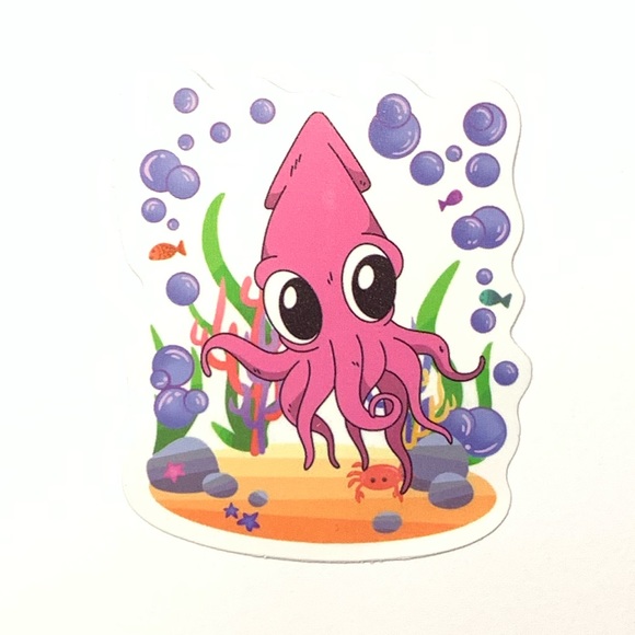 Squid Vinyl Sticker - Picture 1 of 2